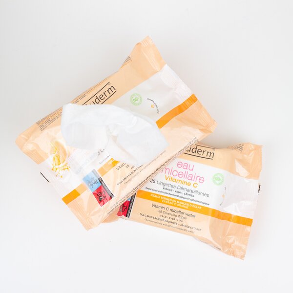 Evoluderm Micelární odličovací ubrousky s vitamínem C, 25 ks