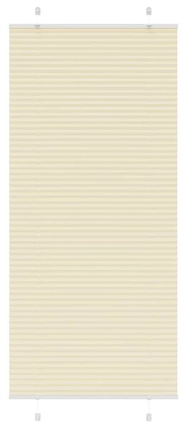 Plisovaná roleta krémová 95x200 cm Šířka látky 94,4cm Polyester