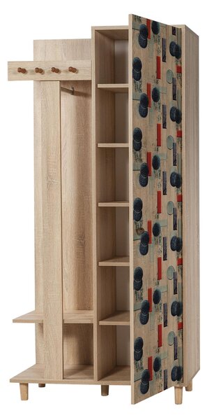 Předsíňová stěna Gardin 520 (dub sonoma). Akce -24%