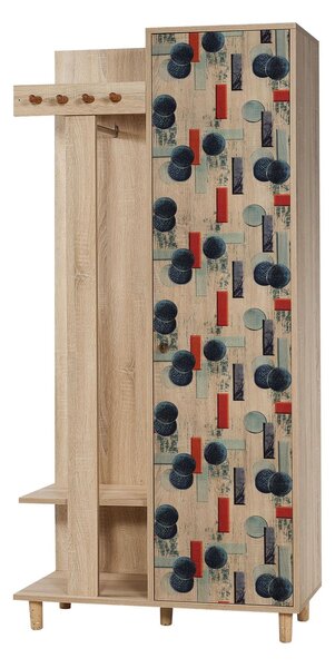 Předsíňová stěna Gardin 520 (dub sonoma). Akce -24%
