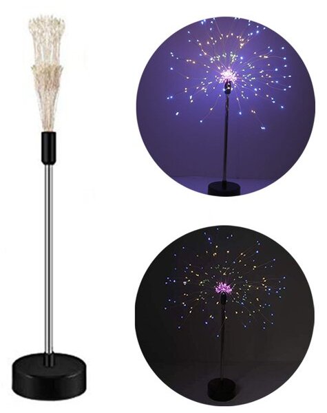 LED dekorativní světlo Firework lamp, ohňostrojový stromeček, 48cm Barva: Červená