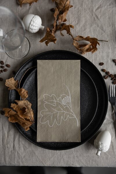 Storefactory Scandinavia Papírové ubrousky Oak - Beige SF581