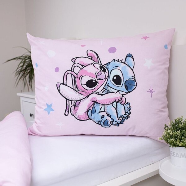 Jerry Fabrics Povlečení Lilo a Stitch Universe 140x200, 70x90 cm
