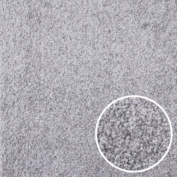Condor Carpets, Metrážový koberec Bali 073, na míru, šíře 4m, šedá, filc, dětský pokoj