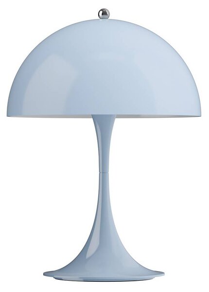 Louis Poulsen Akumulátorová lampa Panthella PORTABLE 250 světle modrá IP44, stmívatelný, Modrá, Obývací pokoj / jídelna, Plast, Moderní