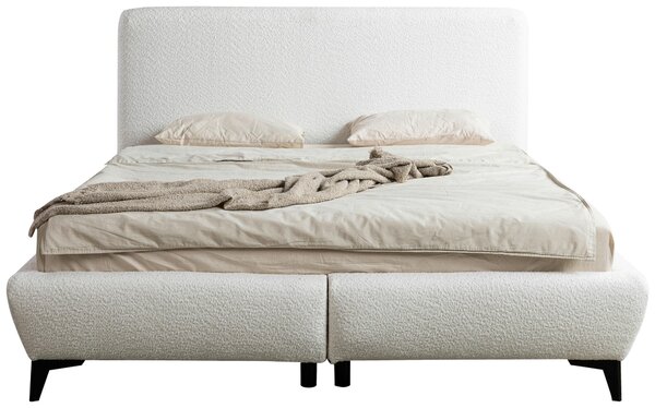 ČALOUNĚNÁ POSTEL, 140/200 cm, krémová MID.YOU - Postele s úložným prostorem, Online Only