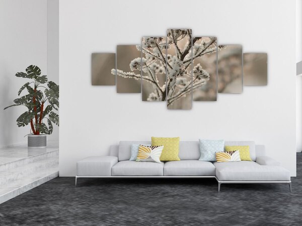 Obraz - Rostlina v mrazu (210x100 cm)