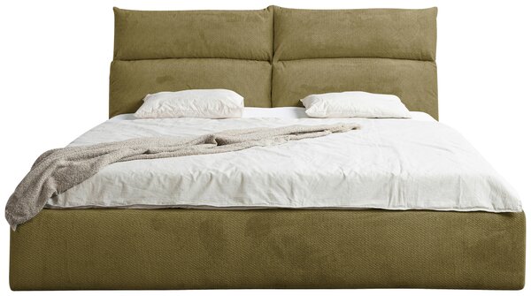 ČALOUNĚNÁ POSTEL, 180/200 cm, zelená MID.YOU - Postele s úložným prostorem, Online Only