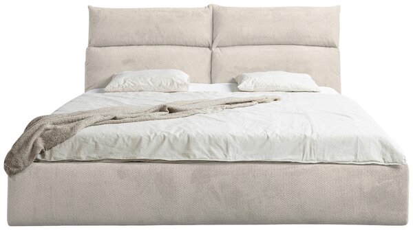 ČALOUNĚNÁ POSTEL, 180/200 cm, přírodní barvy MID.YOU - Postele s úložným prostorem, Online Only