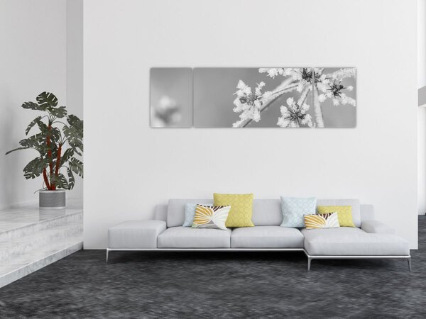 Obraz - Zmrzlá rostlina (170x50 cm)