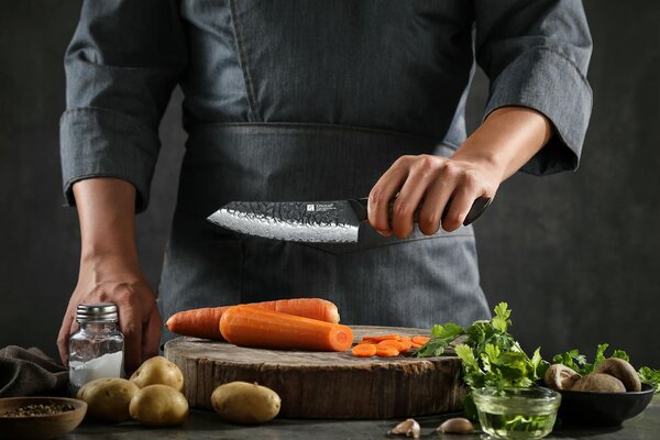Santoku nůž XinZuo Mo X06 5,5"