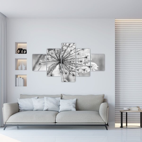 Obraz - Květina v zimě (125x70 cm)