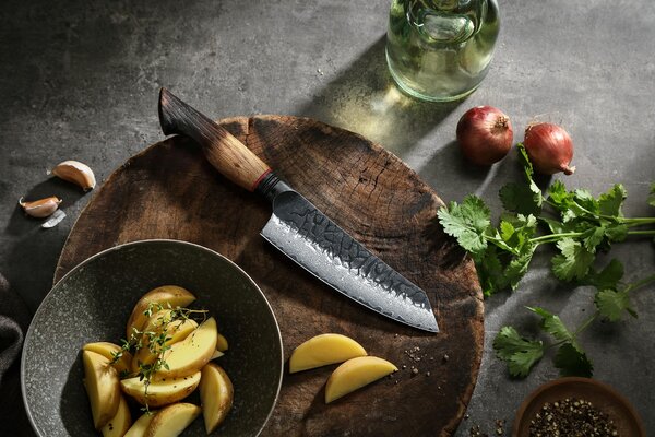 Santoku nůž XinZuo Mo X06 5,5"