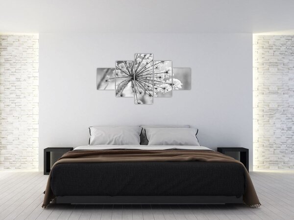 Obraz - Květina v zimě (125x70 cm)