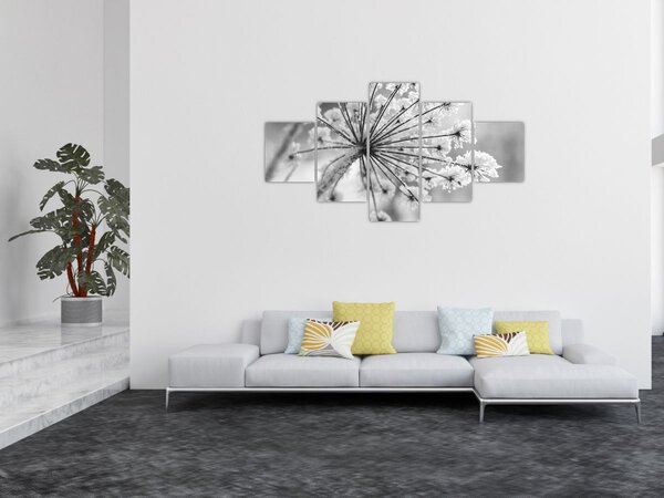 Obraz - Květina v zimě (125x70 cm)