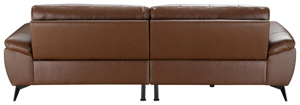 ROHOVÁ SEDAČKA, textil, kůže, hnědá MID.YOU - Sedací soupravy, Online Only