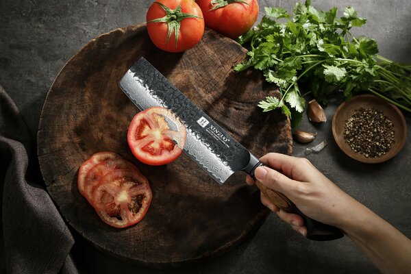 Nakiri nůž XinZuo Mo X06 6,8"