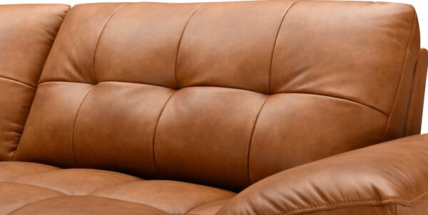 ROHOVÁ SEDAČKA, textil, kůže, koňaková MID.YOU - Sedací soupravy, Online Only