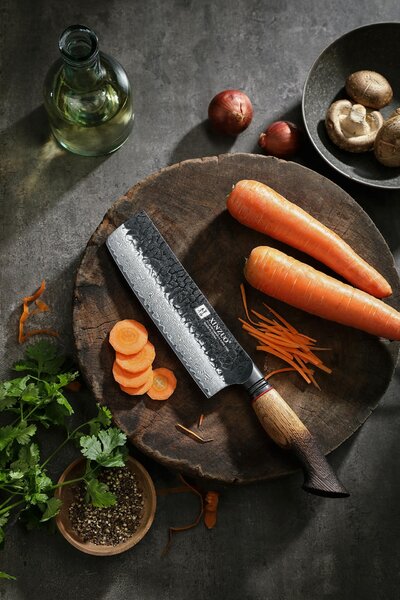 Nakiri nůž XinZuo Mo X06 6,8"