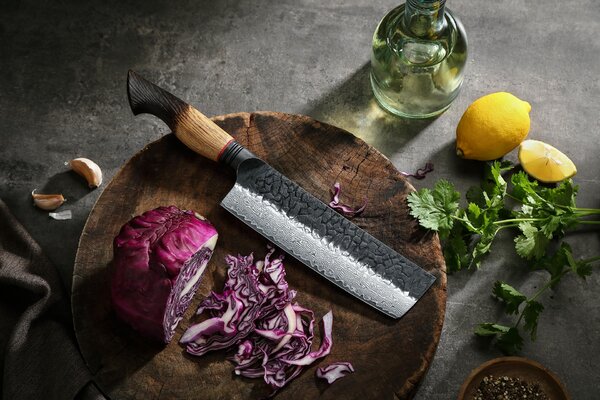 Nakiri nůž XinZuo Mo X06 6,8"
