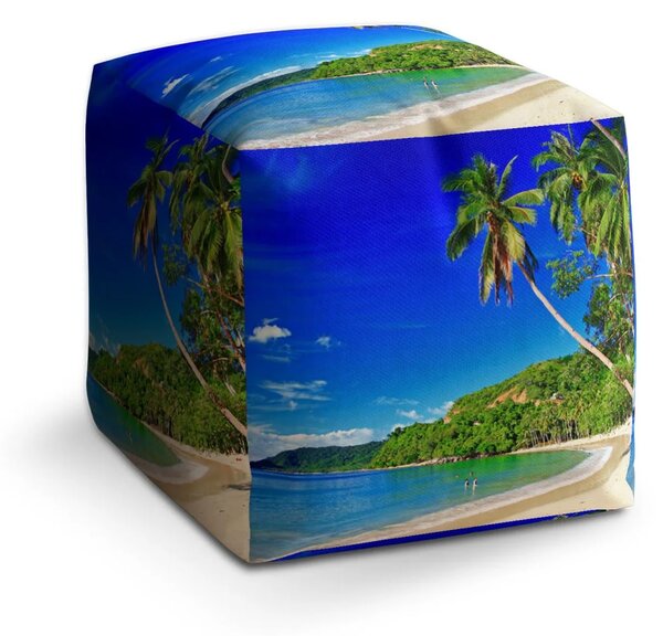 Sablio Taburet Cube Pláž 2 - 40x40x40 cm
