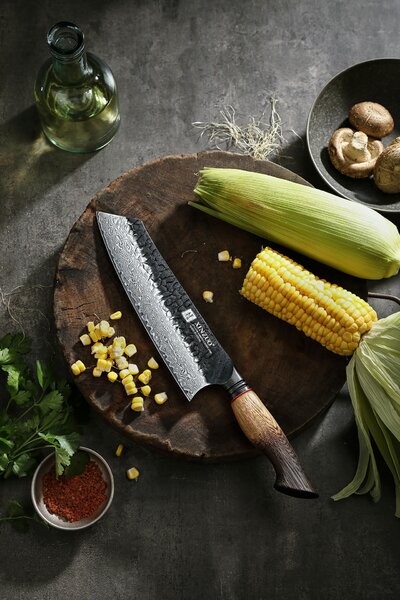 Šéfkuchařský nůž Bunka XinZuo Mo X06 8,5"