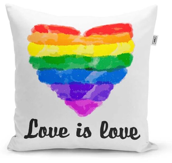 Sablio Polštář Love is love: 40x40 cm