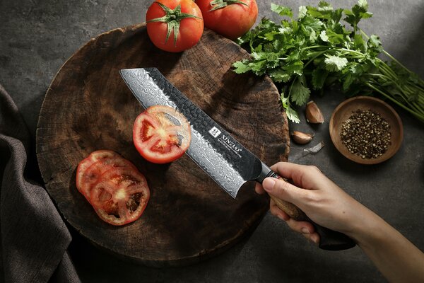 Šéfkuchařský nůž Bunka XinZuo Mo X06 8,5"