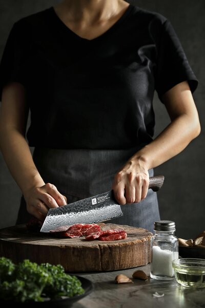 Šéfkuchařský nůž Bunka XinZuo Mo X06 8,5"