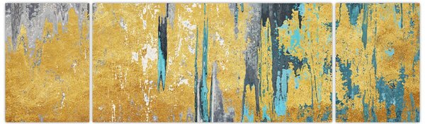 Obraz - Zlatý design (170x50 cm)