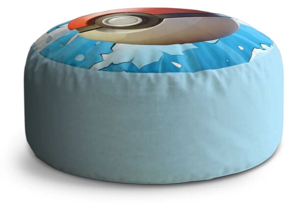 Sablio Taburet Circle Pokemon ball Obloha: 38x48 cm