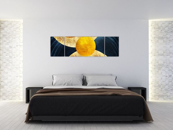 Obraz - Kruhy (170x50 cm)