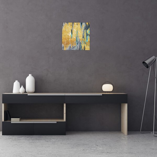 Obraz - Zlatý design (30x30 cm)
