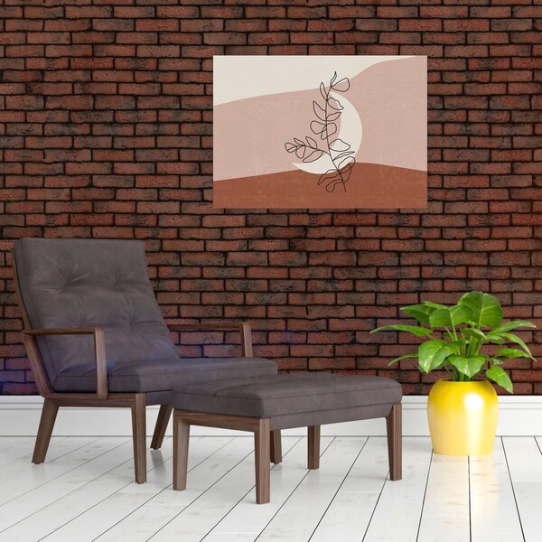 Obraz - Boho listy N⁰2 (70x50 cm)