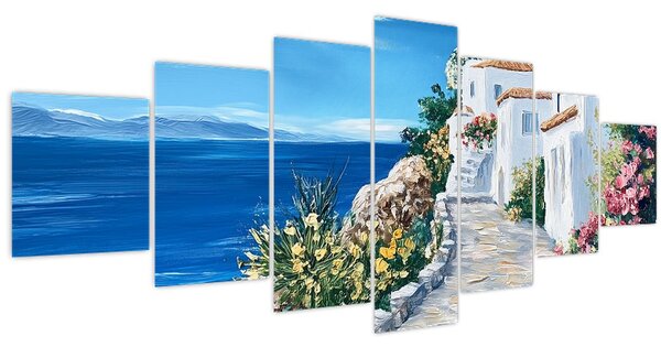 Obraz - Ulička u moře (210x100 cm)