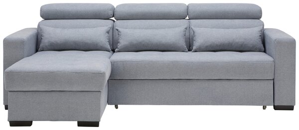 ROHOVÁ SEDAČKA, textil, modrošedá Carryhome - Sedací soupravy