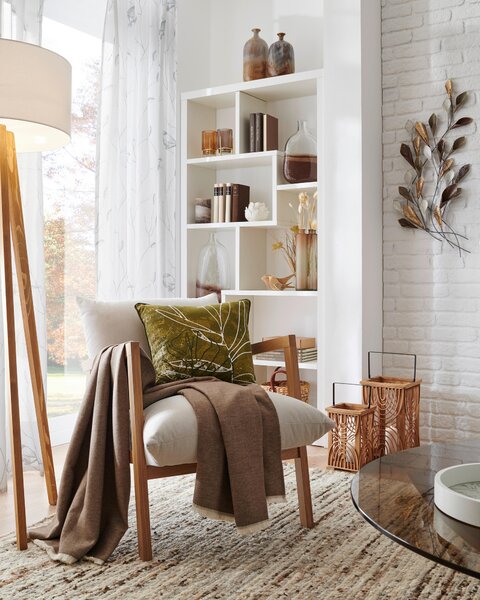 KŘESLO, textil, béžová Carryhome - Křesla klasická
