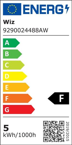WiZ LED žárovka E14 C37 4,9W 470lm 2200-6500K RGB IP20, stmívatelná