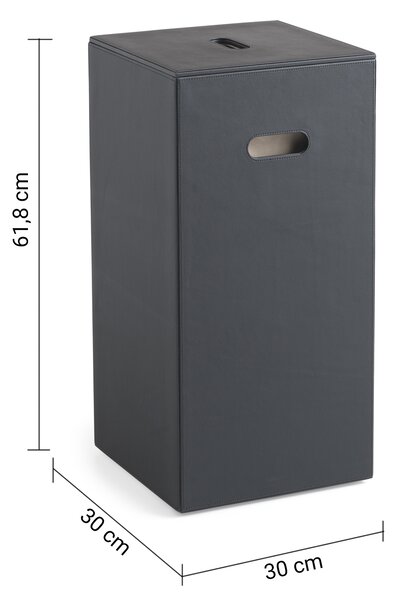 Gedy Gedy, LUXURY koš na prádlo 30x61, 8x30cm, černá, 103614