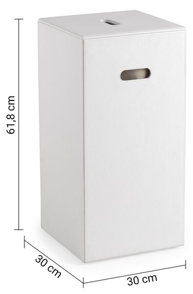 Gedy Gedy, LUXURY koš na prádlo 30x61, 8x30cm, bílé, 103602