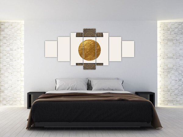 Obraz - Zlatý ornament N⁰1 (210x100 cm)