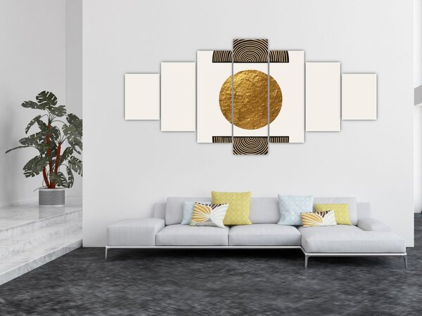 Obraz - Zlatý ornament N⁰1 (210x100 cm)