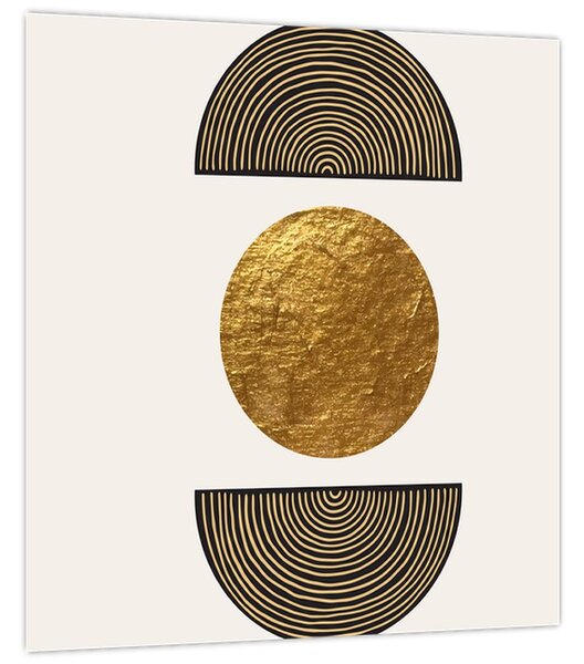 Obraz - Zlatý ornament N⁰1 (30x30 cm)
