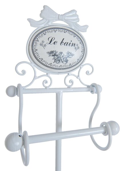 Držák na toaletní papír Le bain bez tyčky - 22*13*77 cm - Clayre & Eef