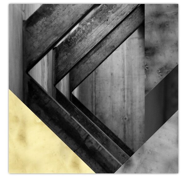 Obraz - Texturované tvary (30x30 cm)