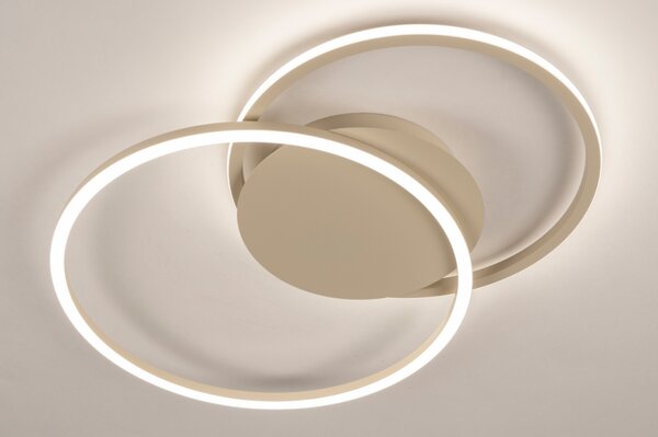 Stropní stmívatelné LED svítidlo Omega 540 Taupe (LMD)
