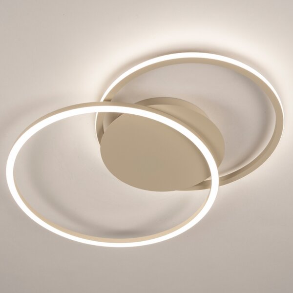 Stropní stmívatelné LED svítidlo Omega 540 Taupe (LMD)