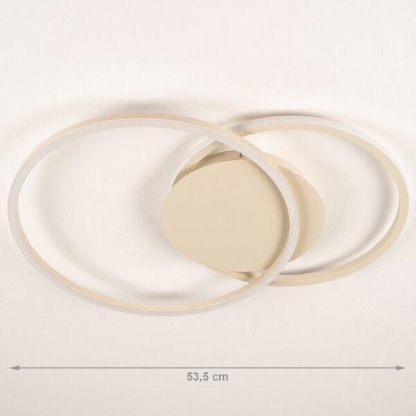 Stropní stmívatelné LED svítidlo Omega 540 Taupe (LMD)