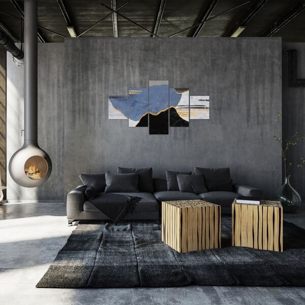 Obraz - Texturované tvary (125x70 cm)