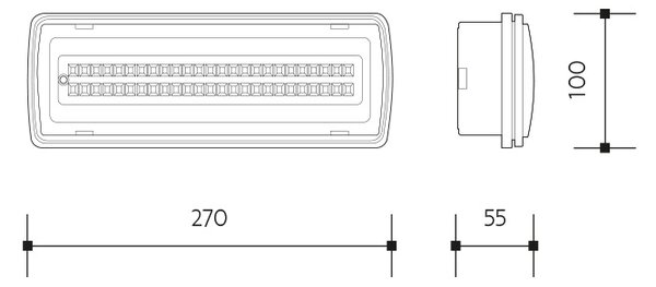 PANLUX s.r.o. FENIX LED 300 nouzové svítidlo IP65 3h 300lm